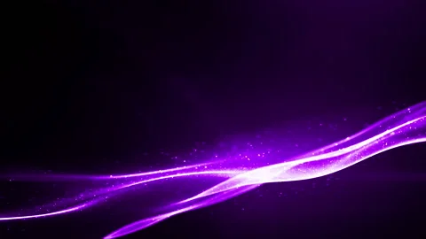 Technology Digital Purple Particles Flowing Defocused Abstract Background Stock Footage 217654582