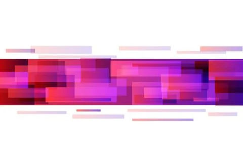 Technology digital ultraviolet, rectangles white background Illustrazione stock