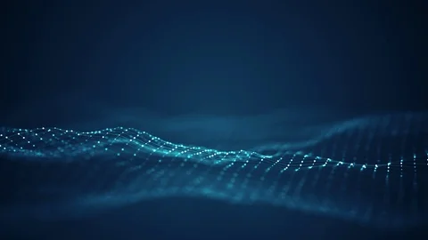 Technology digital wave background concept. Stock Footage 122732588