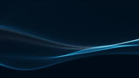 Technology digital wave background concept. Stock-Illustration