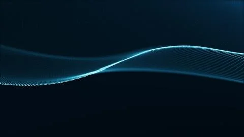 Technology digital wave background concept. Stock Illustration