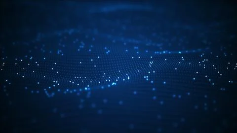 Technology digital wave background concept. Stock-Illustration