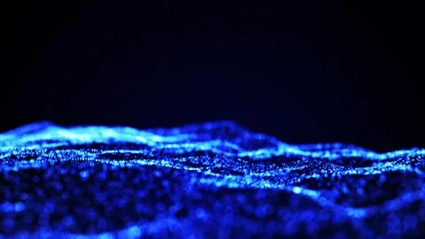 Technology digital wave background Stock Footage 331629642