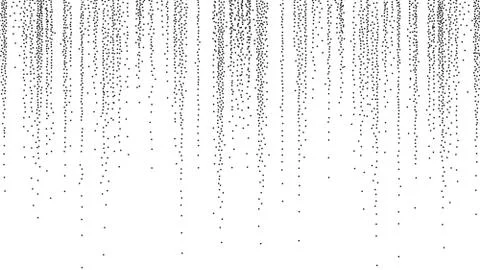 Technology Dot Particles Background Vector. Dynamic Big Data Array. Halftone Stock Illustration