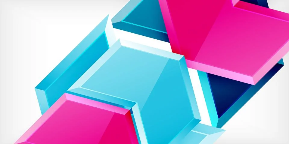 Technology dynamic arrow geometric background. Vector Illustration For Wallpaper Stock-Illustration