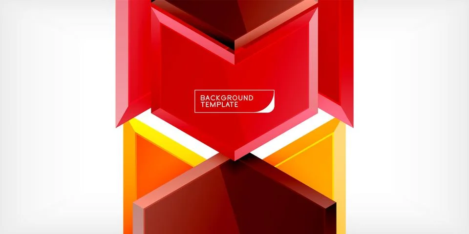 Technology dynamic arrow geometric background. Vector Illustration For Wallpaper Illustrazione stock