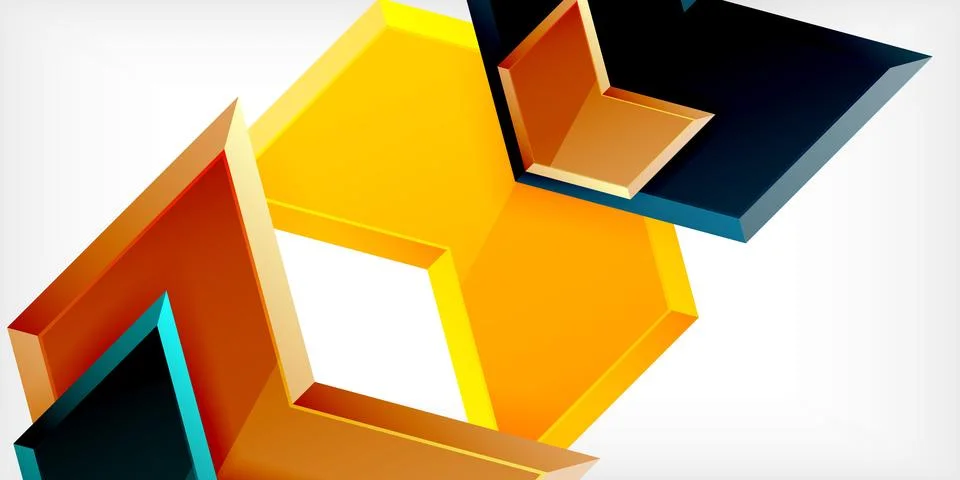 Technology dynamic arrow geometric background. Vector Illustration For Wallpaper 스톡 일러스트