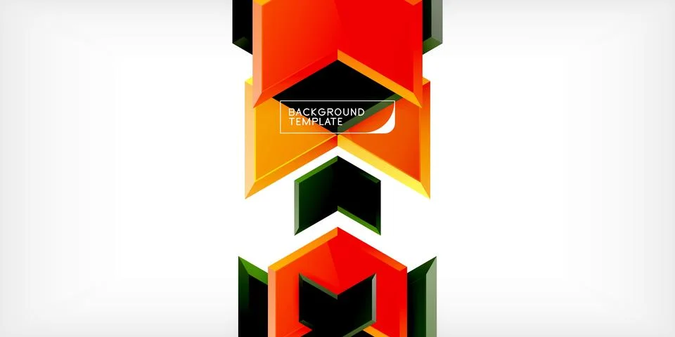 Technology dynamic arrow geometric background. Vector Illustration For Wallpaper Stock Illustration