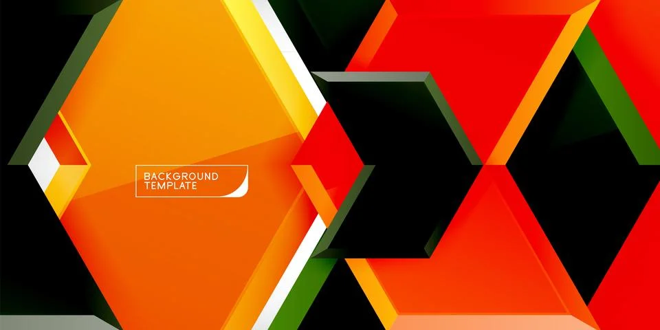 Technology dynamic arrow geometric background. Vector Illustration For Wallpaper Stock Illustration