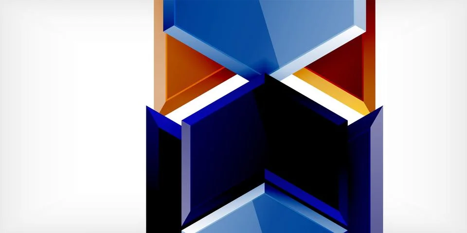 Technology dynamic arrow geometric background. Vector Illustration For Wallpaper Illustrazione stock