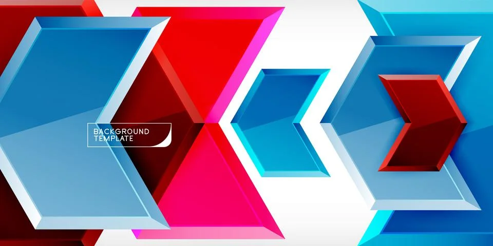 Technology dynamic arrow geometric background. Vector Illustration For Wallpaper Stock Illustration