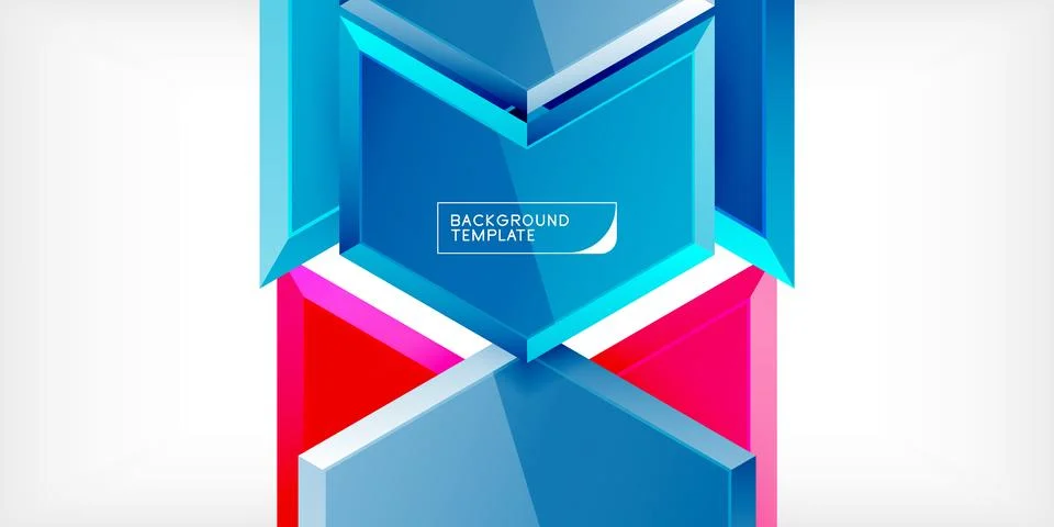 Technology dynamic arrow geometric background. Vector Illustration For Wallpaper Illustrazione stock