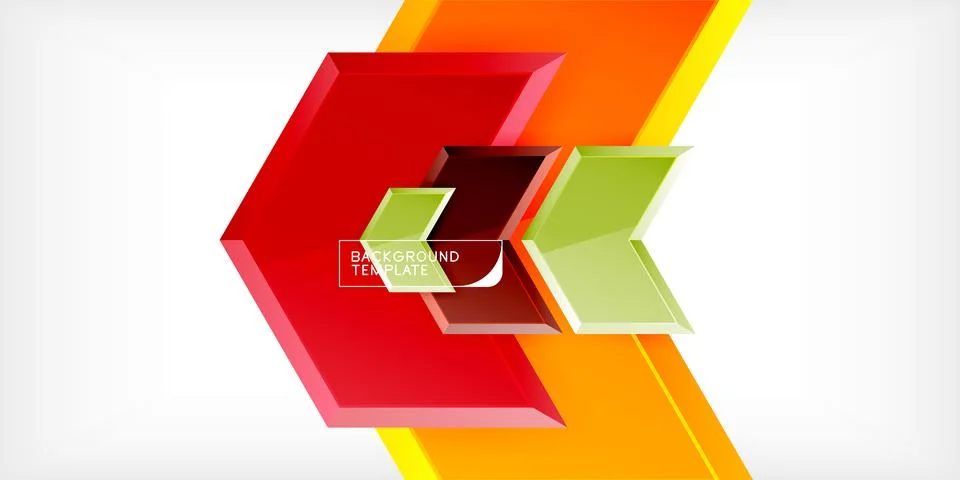 Technology dynamic arrow geometric background. Vector Illustration For Wallpaper Illustrazione stock