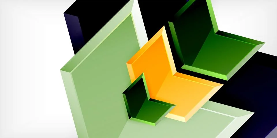 Technology dynamic arrow geometric background. Vector Illustration For Wallpaper 스톡 일러스트