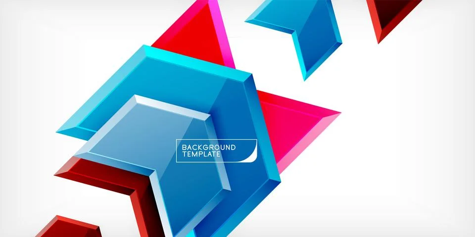 Technology dynamic arrow geometric background. Vector Illustration For Wallpaper Stock Illustration