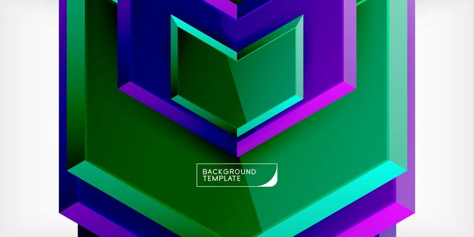 Technology dynamic arrow geometric background. Vector Illustration For Wallpaper Stock Illustration