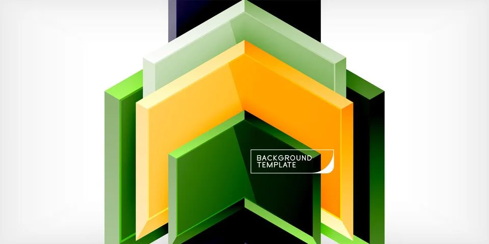 Technology dynamic arrow geometric background. Vector Illustration For Wallpaper Illustrazione stock