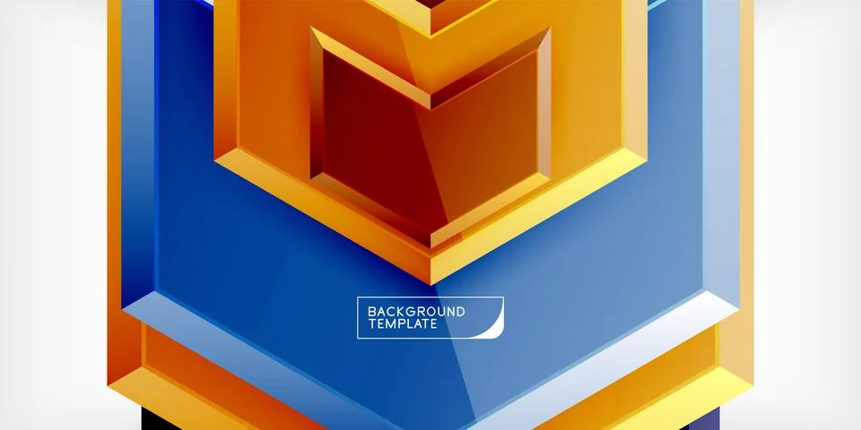 Technology dynamic arrow geometric background. Vector Illustration For Wallpaper Stock Illustration