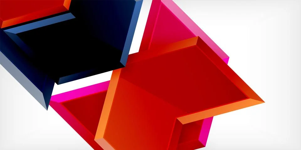 Technology dynamic arrow geometric background. Vector Illustration For Wallpaper 스톡 일러스트