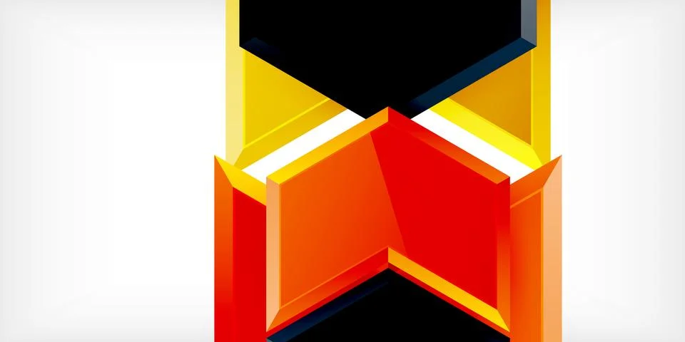 Technology dynamic arrow geometric background. Vector Illustration For Wallpaper 스톡 일러스트