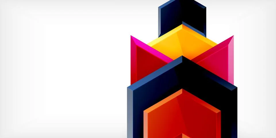 Technology dynamic arrow geometric background. Vector Illustration For Wallpaper Stock Illustration