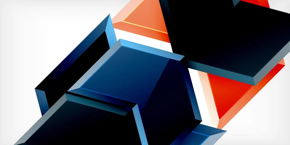 Technology dynamic arrow geometric background. Vector Illustration For Wallpaper Stock Illustration