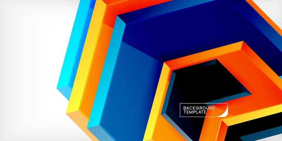 Technology dynamic arrow geometric background. Vector Illustration For Wallpaper Stock Illustration