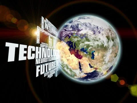 Technology  Earth イラスト素材