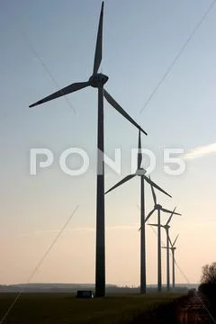 Technology Ecology Energy Row Turn Wind Mill
