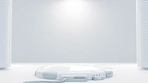 Technology element animation seamless loop. Stock Footage 227975860