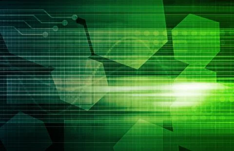 Technology elements for industry as a concept 스톡 일러스트