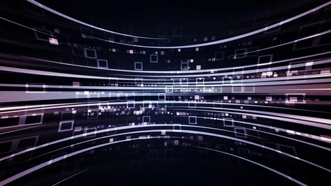 Technology Elements Streaks Stock Footage 91054723