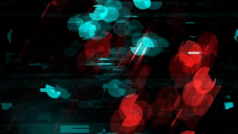 Technology error digital glitch Stock Illustration