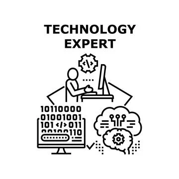 Technology expert icon vector illustration Stock-Illustration