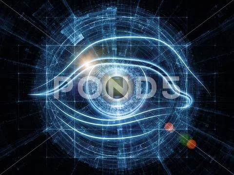 Technology eye Stock Illustration