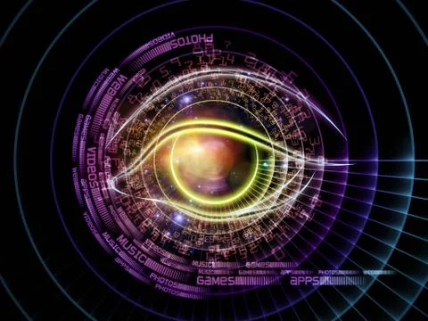 Technology eye Stock Illustration