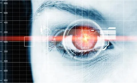 Technology eye Stock Illustration