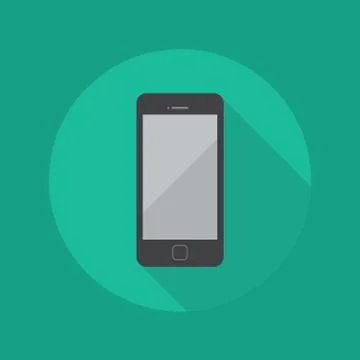 Technology Flat Icon. Smart Phone 스톡 일러스트