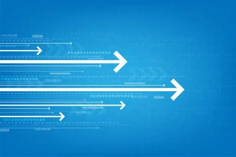 Technology in the form of digital speed. Stock Illustration