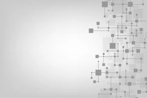 Technology in the form of electronic circuit design. Stock Illustration