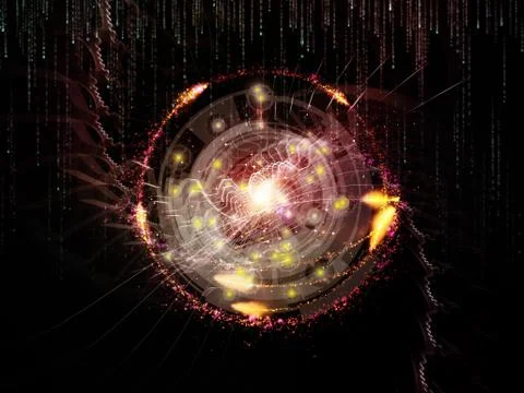 Technology Fragments Stock Illustration