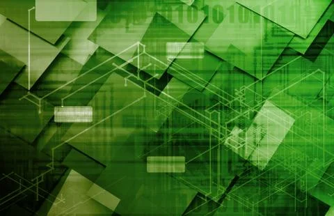 Technology framework 스톡 일러스트