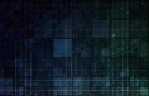 Technology framework Stock Illustration