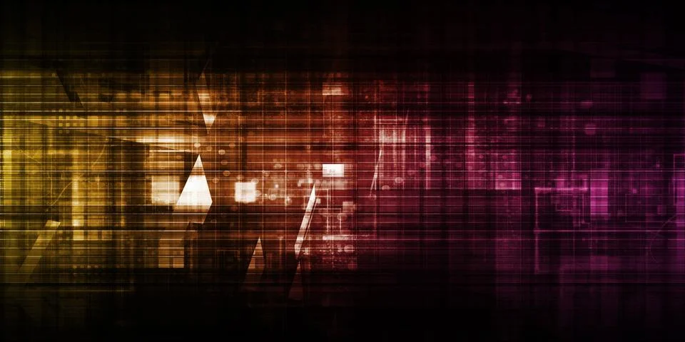 Technology Framework Stock Illustration