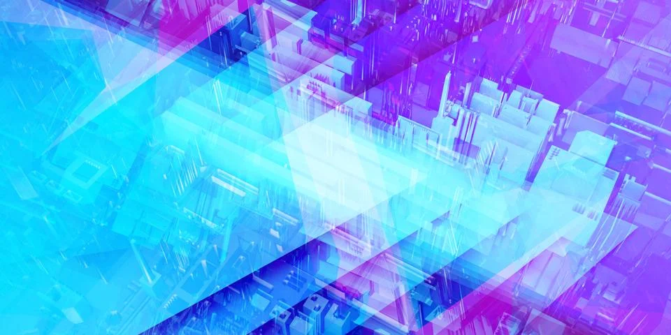 Technology Framework Stock Illustration