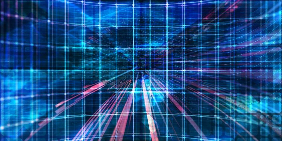 Technology Framework Illustrazione stock