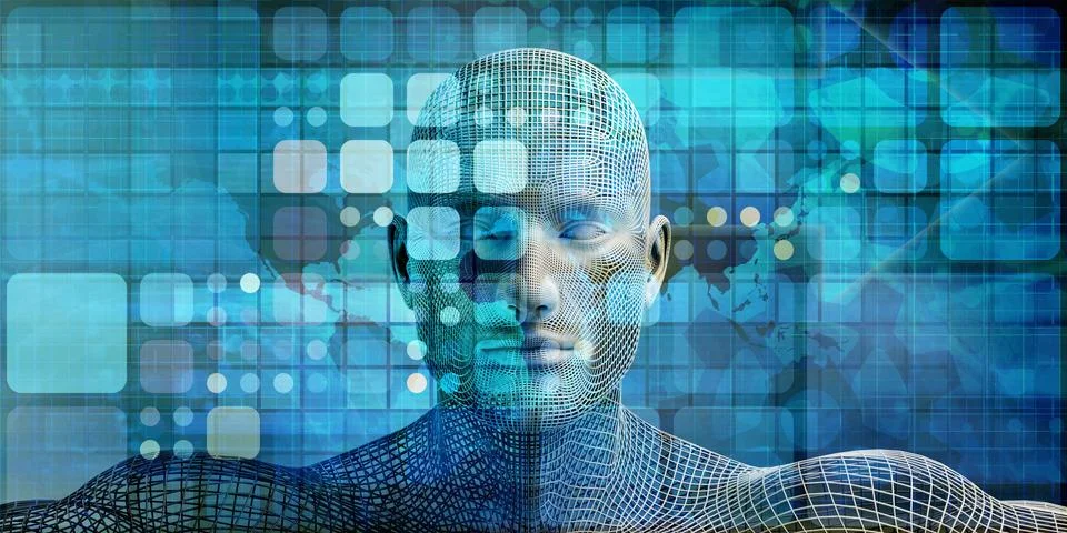 Technology of the Future Stock Illustration
