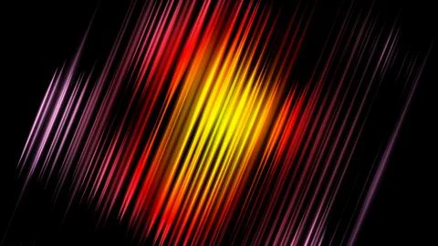 Technology futuristic background striped lines with light effect on black bac Stock Illustration