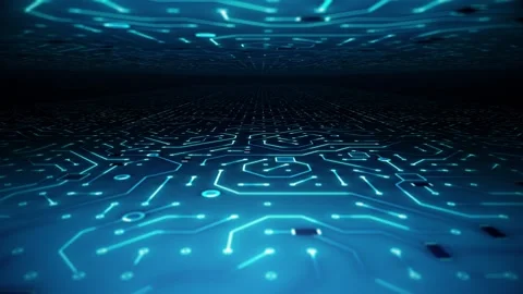 Technology Futuristic Concept Video stock 296158453