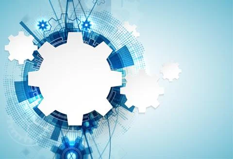 Technology futuristic digital background. Stock Illustration